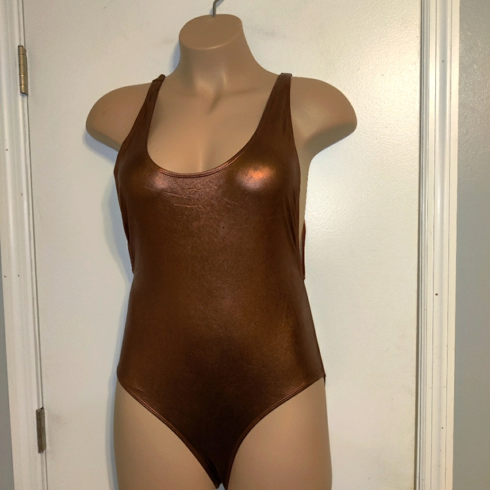 $5 if bundled Missguided swimsuit bronze 10